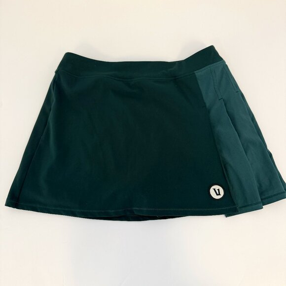 Vuori Dresses & Skirts - Vuori Forest Green Side Pleated Tennis Skirt Athletic Athleisure